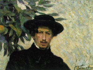 Zelfportret, 1905 door Umberto Boccioni